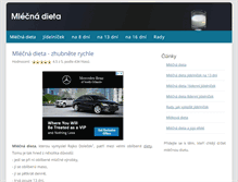 Tablet Screenshot of mlecnadieta.info